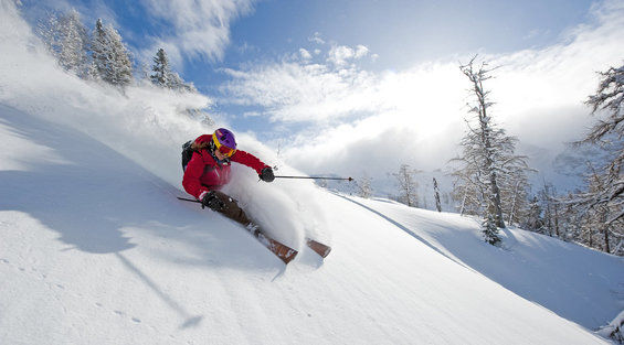 Freeride am Nassfeld in Kärnten beim Urlaub im Hotel Garni Zerza