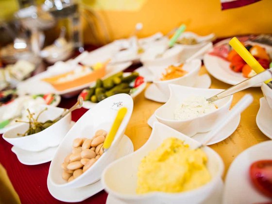 Frühstücksbuffet im Hotel Garni Zerza