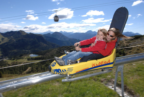 Die Sommerrodelbahn Pendolino am Nassfeld