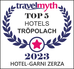 Top 5 hotels in Tröpolach award by Travelmyth