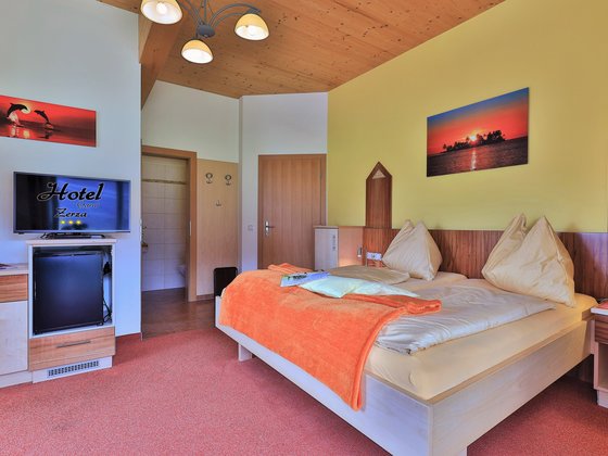 Doppelzimmer Classic im Hotel Garni Zerza.