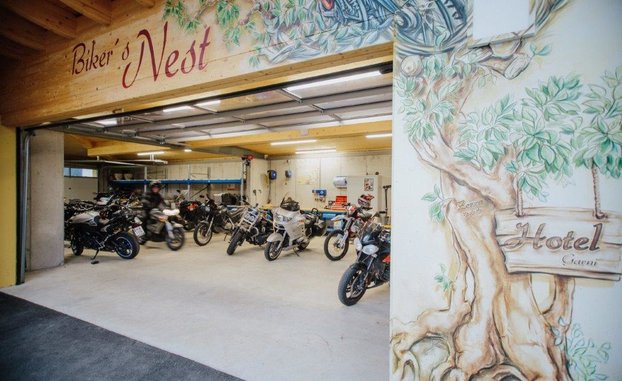 Biker Nest fürs Motorrad fahren am Nassfeld