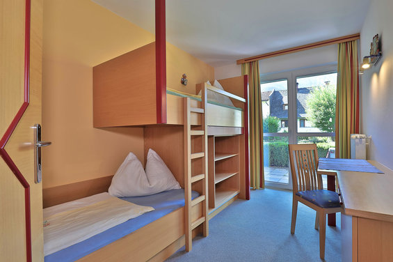 Bedroom for children at appartement Rotkäppchen at hotel Garni Zerza