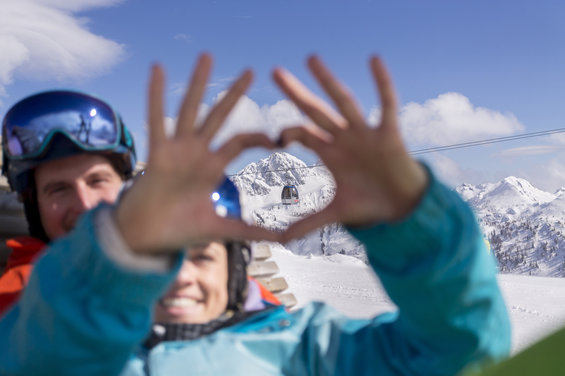 Skiing pleasure pure in the Skiing region Nassfeld (c) Marting Lugger