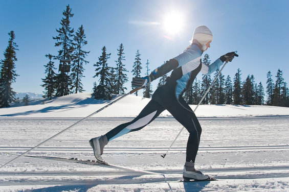 Cross-country skiing around the Zerza bed and breakfast in Carinthia