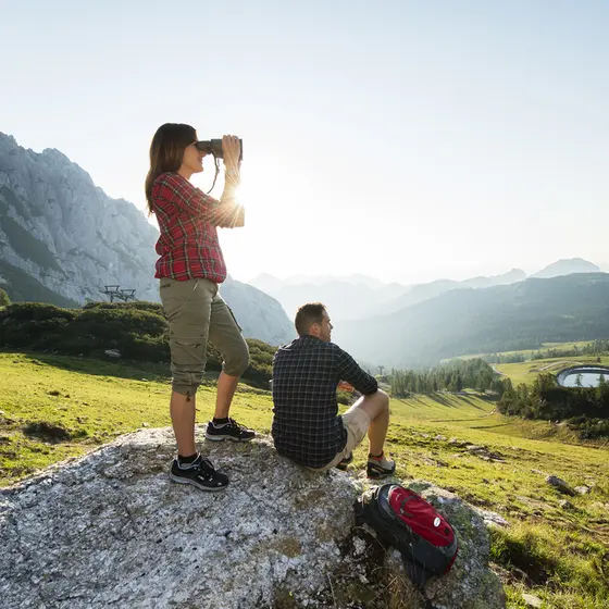 Wandern mit Ausblick am Nassfeld Copyright Daniel Zupanc