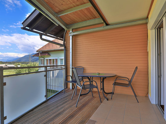 Balkon im Hotel Garni Zerza