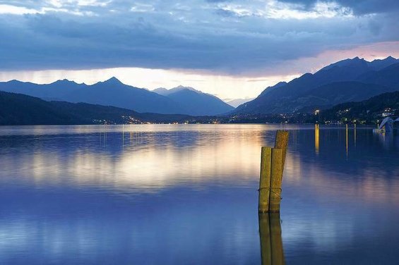 Evening mood at Lake Millstatt in Carinthia