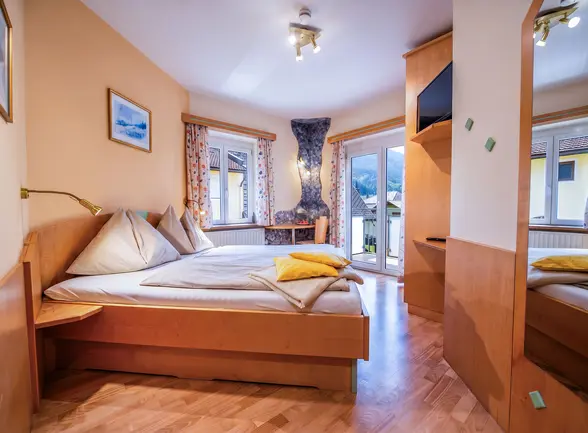 Zimmer im Hotel Garni Zerza.