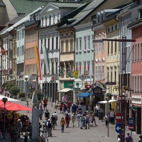 Hauptplatz der Stadt Villach. Hauptplatz der Stadt Villach.