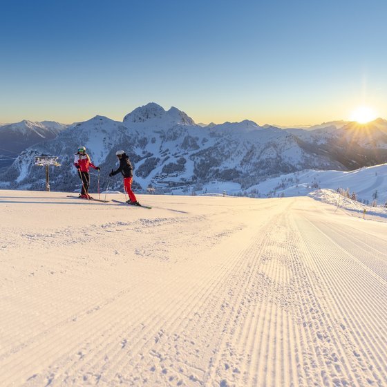 Skifahren am Nassfeld (c) Martin Luegger.