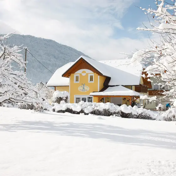 Winter in der Frühstückspension Zerza in Kärnten Winter in der Frühstückspension Zerza in Kärnten