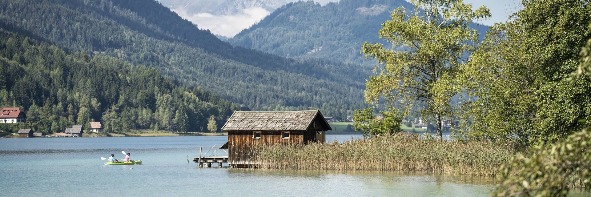 Steg im Weissensee (c) Dietmar Denger.