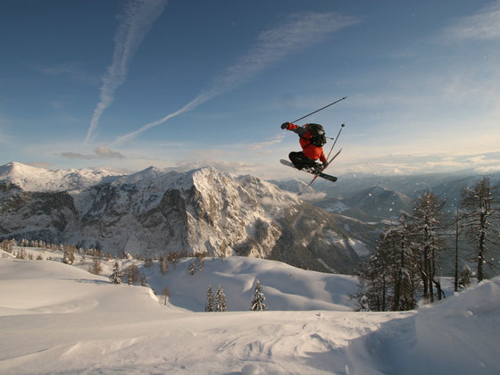 Pistenspaß im Winter im Hotel Garni Zerza