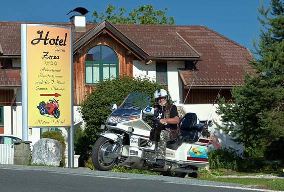 Motorbike Hotel Garni Zerza at Nassfeld Carinthia
