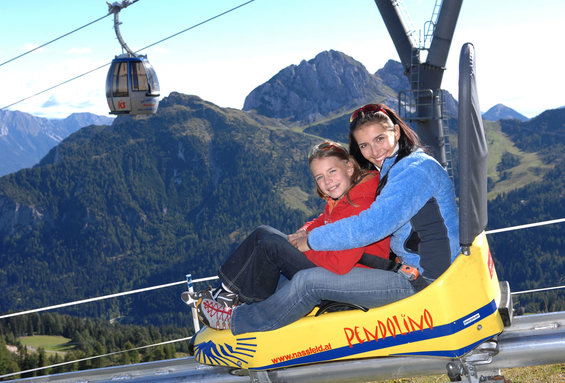 Die Sommerrodelbahn Pendolino am Nassfeld