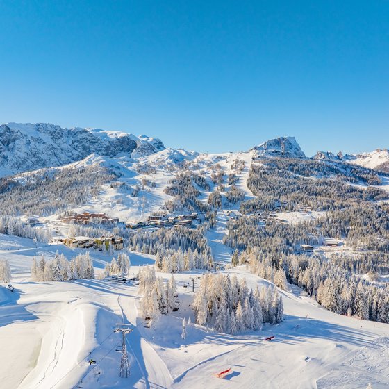 Dohnenaufnahme vom Nassfeld im Winter (c) Peter Maier - nassfeld.at.