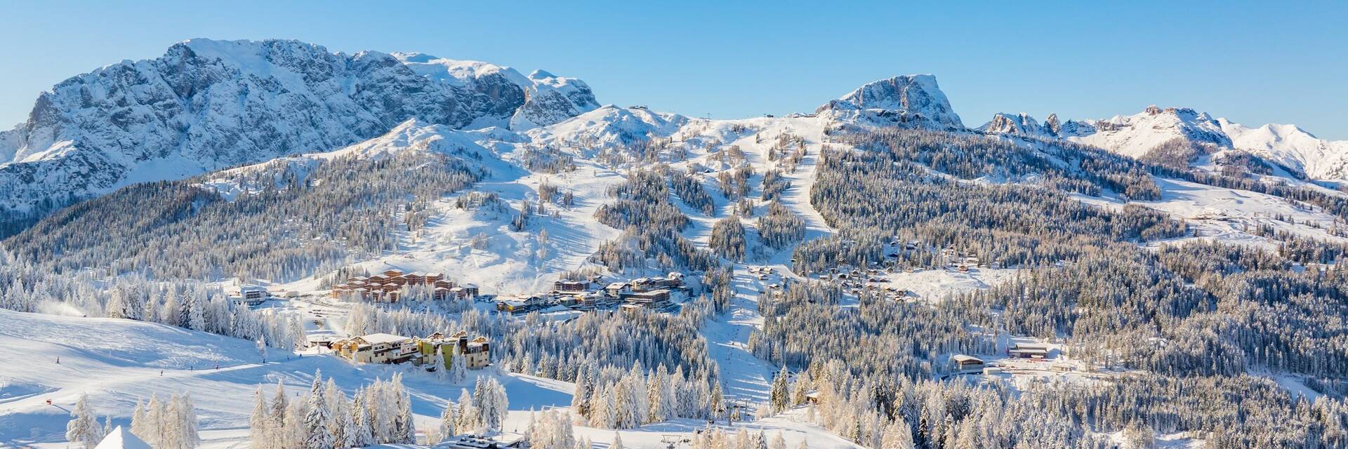 Dohnenaufnahme vom Nassfeld im Winter (c) Peter Maier - nassfeld.at.