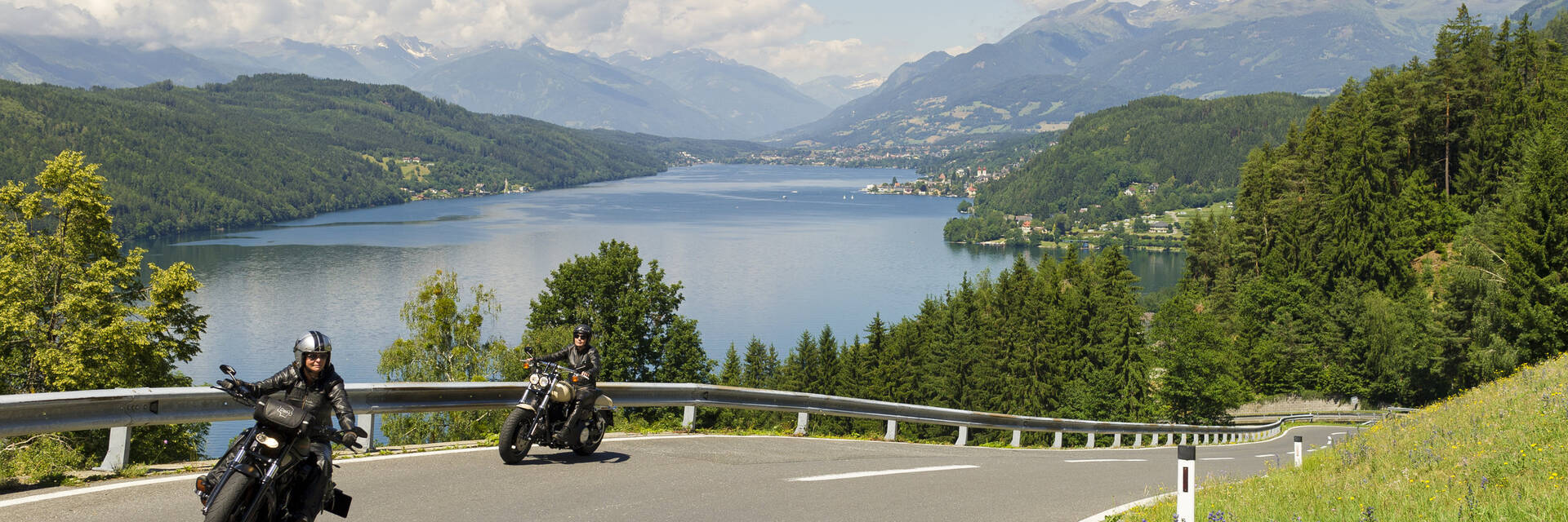 Motorradfahren rund um das Hotel Garni Zerza