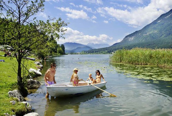 Bootfahren am Pressegger See in Kärnten