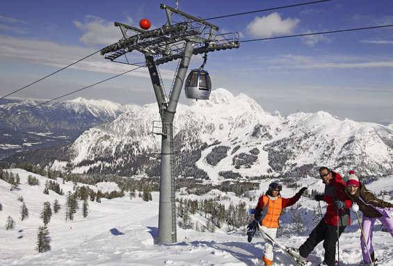 das Skigebiet Nassfeld in Kärnten