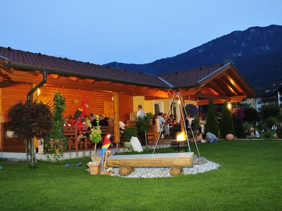 Abenstimmung im Hotel Garni Zerza