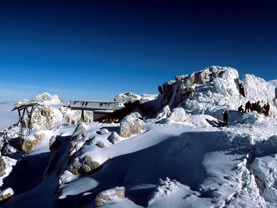 Winterlandschaft in der Region Nassfeld