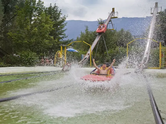 Spaß im Erlebnispark Pressegger See.