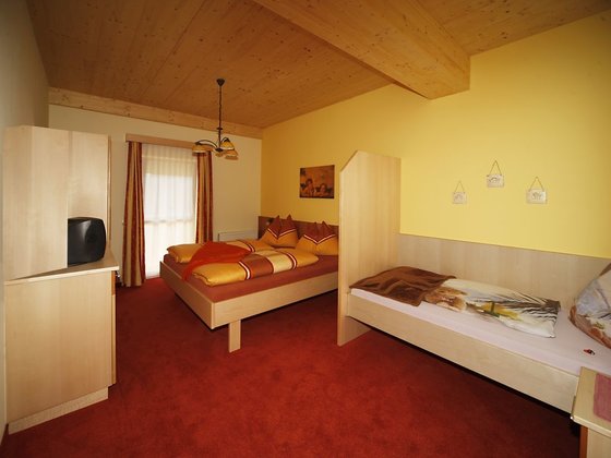 Komfortschlafzimmer in der Frühstückspension Zerza