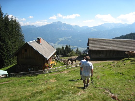 Wanderung auf die Schimanberger Alm am Nassfeld