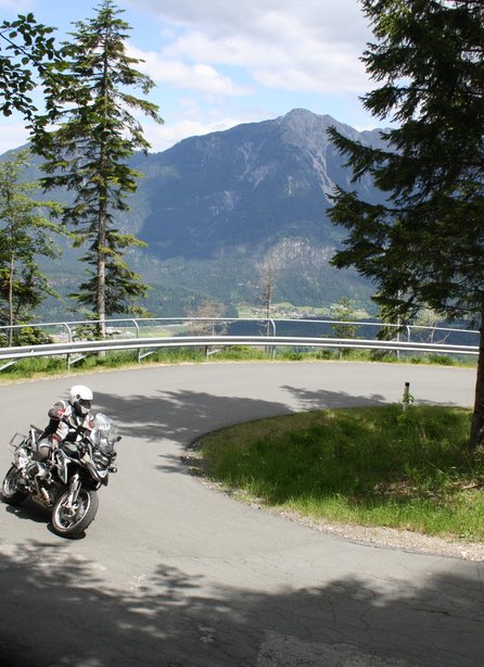 Motorcyclists at Nassfeld in Carinthia