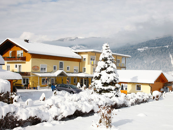 Winter im Hotel Garni Zerza am Nassfeld