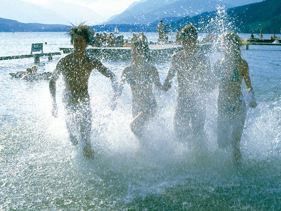 Badespaß rund um das Hotel Garni Zerza