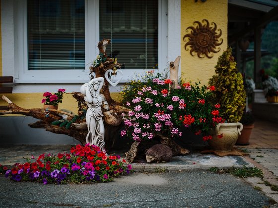 Dekoration vorm Hotel Garni Zerza