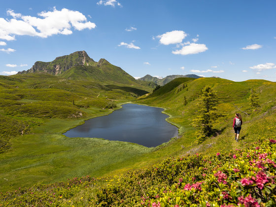 Bergsee am wunderschönen Nassfeld.