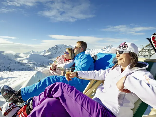 Sonnen auf der Piste rund um das Hotel Garni Zerza in Kärnten