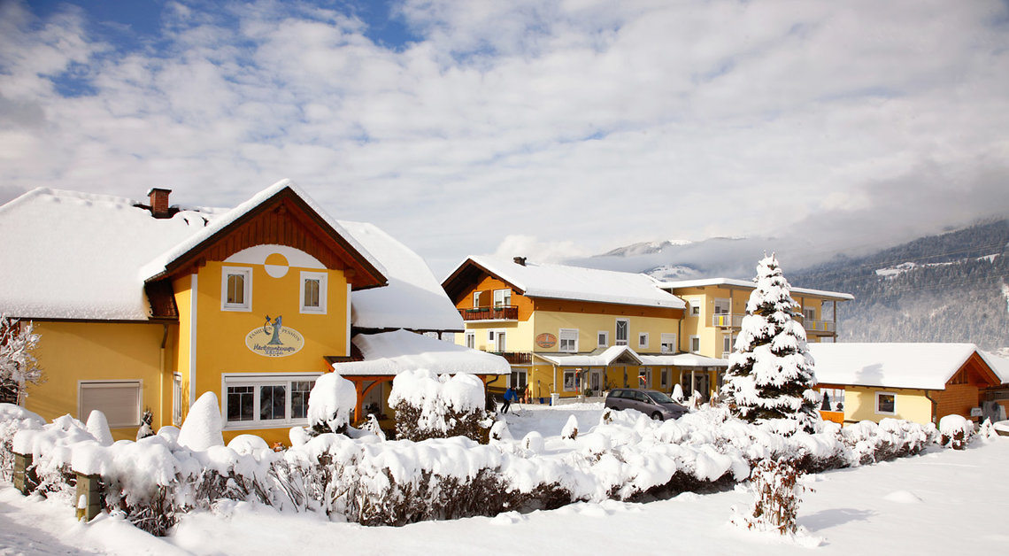 Winter im Hotel Garni Zerza am Nassfeld