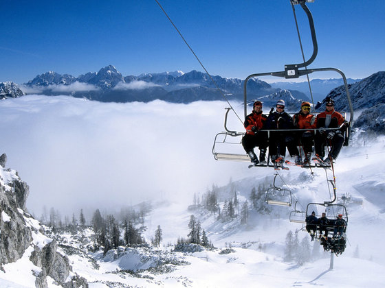 Skigebiet Nassfeld in Kärnten